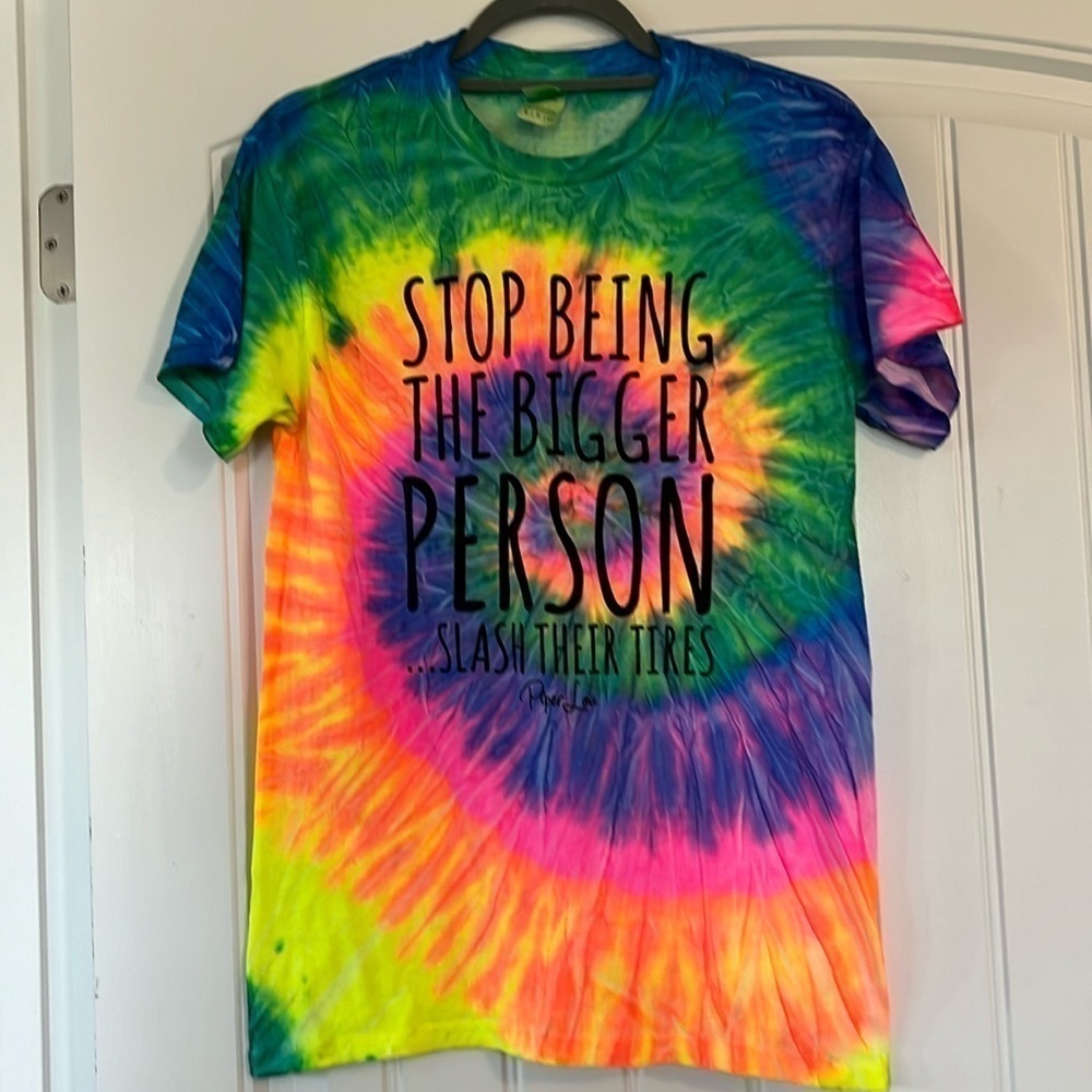 Piper Lou Tie Dye T Shirt Size Small